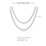 Minimalist Chain Necklace 925 Sterling Silver Necklaces For Women