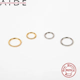 925 Silver CZ Crystal Piercing Ear Tragus Cartilage Nose Hoop Nose Ring
