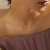 925 Silver Pearl Crystal Zircon Pendant Clavicle Necklace Wedding Jewelry