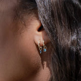 925 Silver Zircon Hoop Earrings For Women Jewelry Brincos