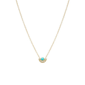 925 Silver Turquoise Pendant Necklace Mom Lover Gift