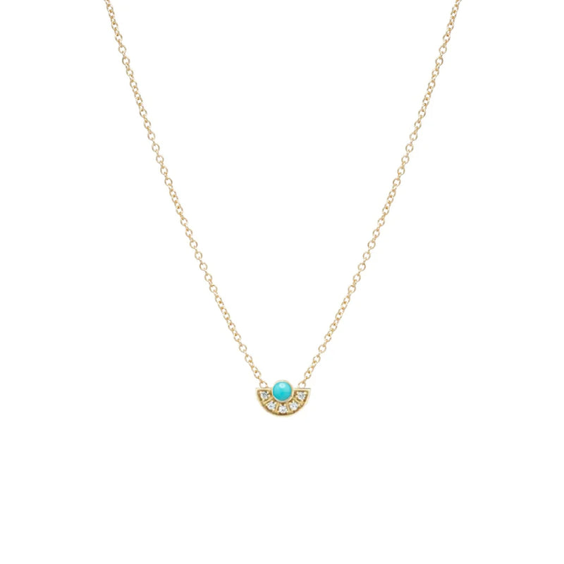 925 Silver Turquoise Pendant Necklace Mom Lover Gift