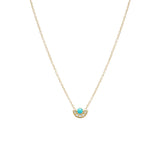 925 Silver Turquoise Pendant Necklace Mom Lover Gift