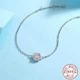 925 Silver Moissanite Bangle Charm Wedding Bracelet For Women