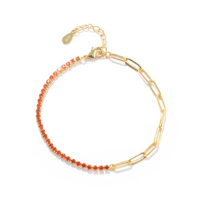 925 Silver CZ Tennis Bracelet for Women Girls