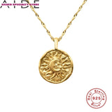 925 Silver Necklace For Women Fine Jewelry Choker Necklaces Charms Pendant