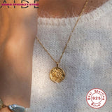 925 Silver Necklace For Women Fine Jewelry Choker Necklaces Charms Pendant