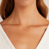 925 Silver Turquoise Pendant Necklace Chain for Women Girls