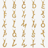 925 Silver Vintage Texture Irregular Letters Necklace Choker for Women