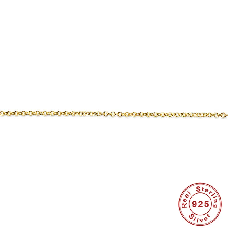 Thin Chain s925 Sterling Silver Minimalist Women's Bracelet