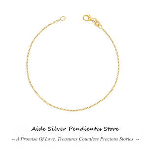 Thin Chain s925 Sterling Silver Minimalist Women's Bracelet