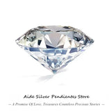 3-7.5mm Moissanite Loose Gemstone VVS1 Round GHColor