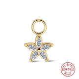 925 Silver Lightning Piercing Earrings CZ Brincos Bijoux Femme