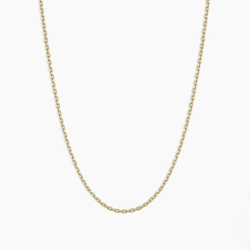 925 Sterling Silver Box Chain Necklace 18K Plated Choker