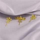 925 Silver CZ Stud Earrings Small Pendientes Boucle Oreille Femme
