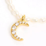 925 Sterling Silver Pearl Choker Necklace for Women