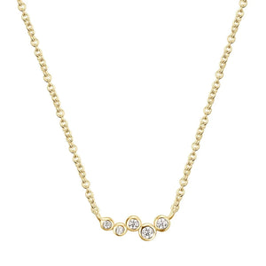 Minimalist Zircon Clavicle Necklace 925 Sterling Silver Chain Necklaces