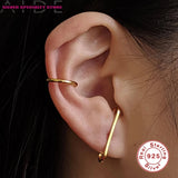 925 Silver Stud Earrings, Glossy Design, Fine Jewelry, Pendientes