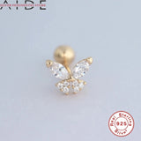 Romantic Zircon Stud Earrings S925 Sterling Silver