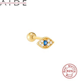 Romantic Zircon Stud Earrings S925 Sterling Silver