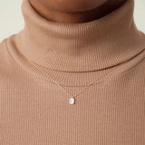 S925 Silver Zircon Pendant Necklace for Women
