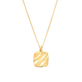 Sterling Silver Irregular Disc Pearl Clavicle Chain Necklace