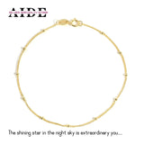 Sterling Silver Stackable Bracelet Chain for Women
