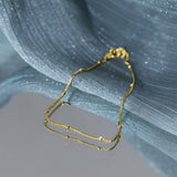 Sterling Silver Stackable Bracelet Chain for Women