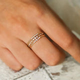 925 Silver Zircon Wedding Ring 18K Engagement Anillos Plata