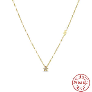 S925 Turquoise Star Pendant Necklace for Women