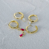 Classic Water Drop Zircon Earring