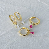 Classic Water Drop Zircon Earring