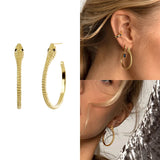 Colorful Snake Drop Earrings for Women