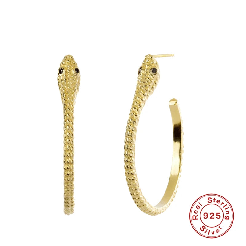 Colorful Snake Drop Earrings for Women