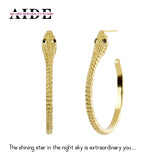 Colorful Snake Drop Earrings for Women