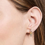 925 Silver Rainbow Stud Earrings Plated Fine Jewelry Gift