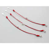 Red String Anklets 925 Silver Beads Foot Chain Jewelry