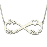 Personalized 18K-Plated Stainless Steel Three Name Necklace