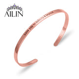Custom Name Engraved Gold Plated Bracelet for Women