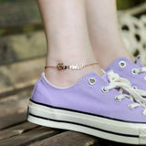 Personalized Name Bracelet Stainless Steel Anklet 18K Plated