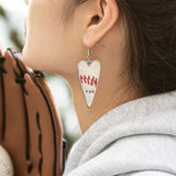 Baseball Softball Stainless Steel Earrings Gift