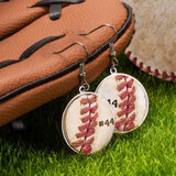 Baseball Softball Stainless Steel Earrings Gift