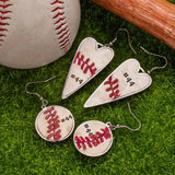 Baseball Softball Stainless Steel Earrings Gift