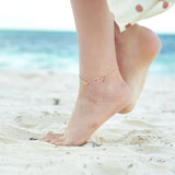 Bohemian Leg Chain Stainless Steel Anklet Name Bracelet