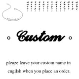 Bohemian Leg Chain Stainless Steel Anklet Name Bracelet