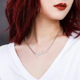 Personalized Engraved Name Necklace in Rose - Special Gift Jewelry for Woman