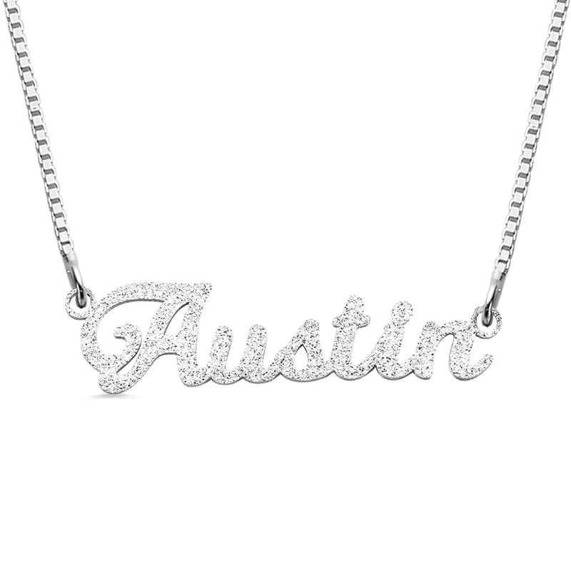 Personalized Engraved Name Necklace in Rose - Special Gift Jewelry for Woman