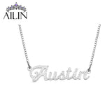 Personalized Engraved Name Necklace in Rose - Special Gift Jewelry for Woman