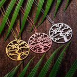 Personalized Family Tree Necklace with 13 Names Pendant