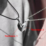 Personalized Stainless Steel Magnetic Heart Necklaces Gift